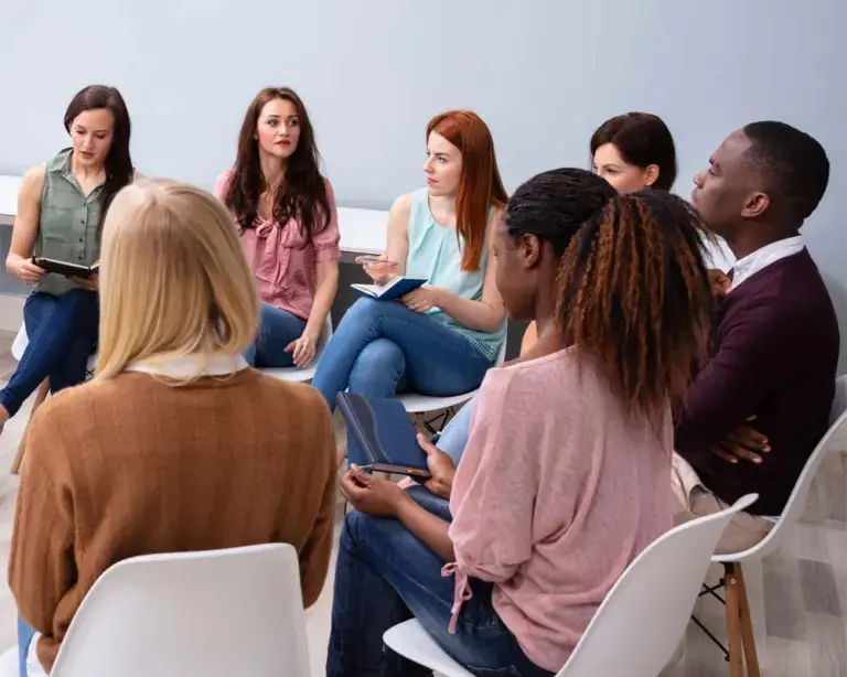 dual-diagnosis-treatment-new-jersey group therapy session for dual diagnosis treatment in Parsippany, New Jersey