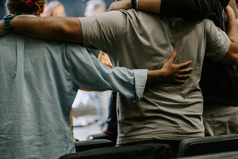 Group session on a 12-step recovery program