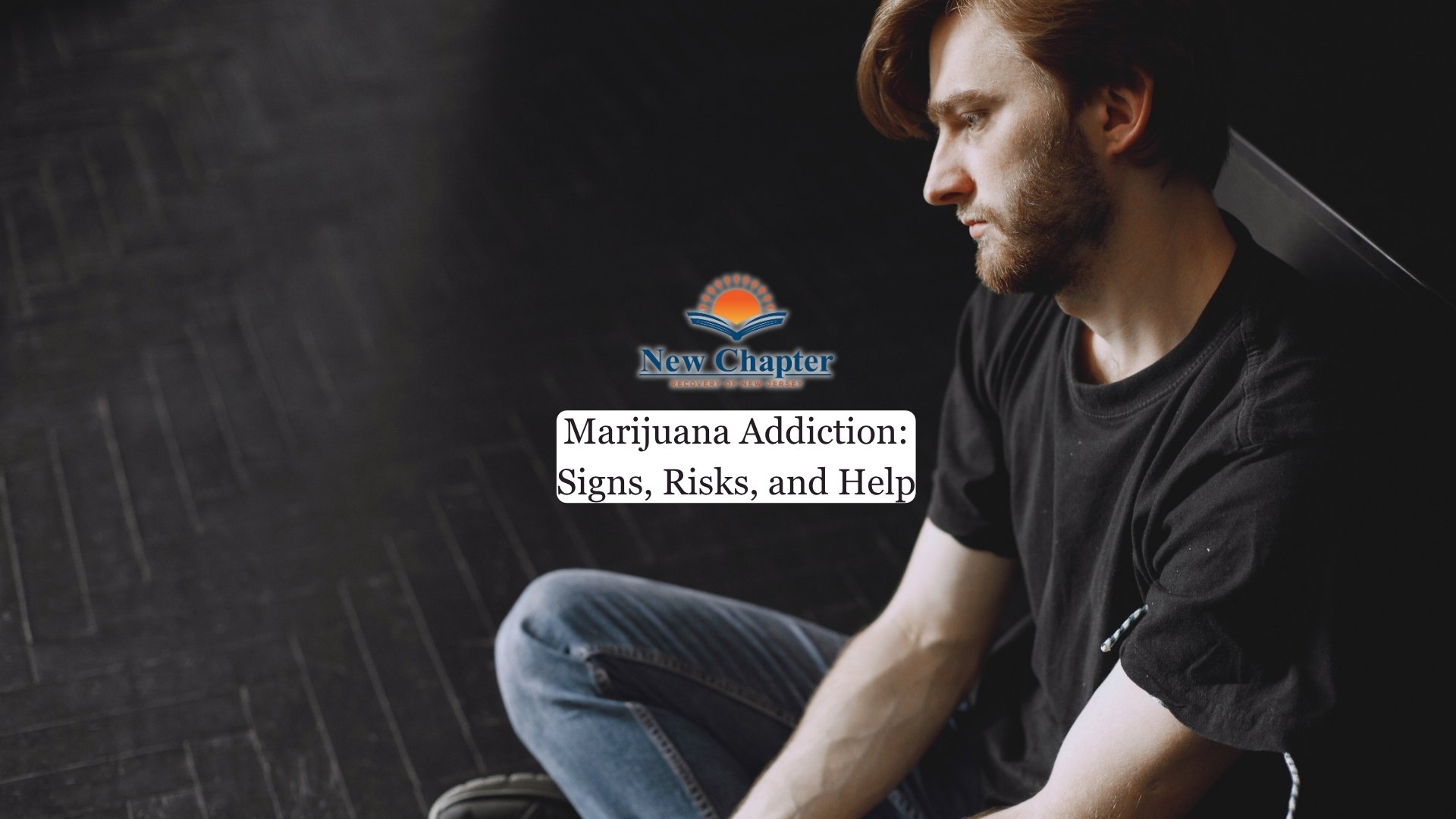 a man with marijuana addiction