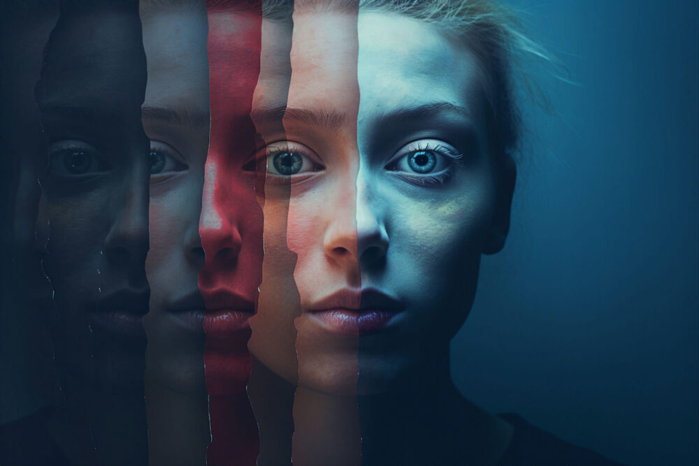 woman with bipolar disorder and addiction